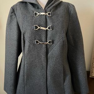 Hooded Grey Coat